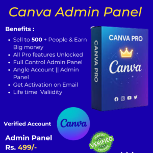 Canva admin panel