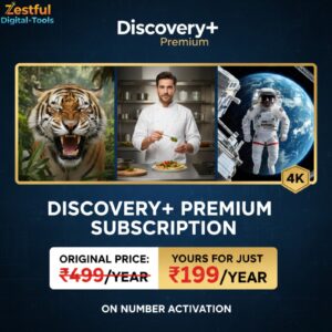 Discovery+ Premium – Yearly Plan