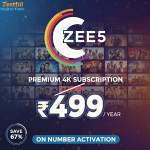 ZEE5 – Yearly Subscription